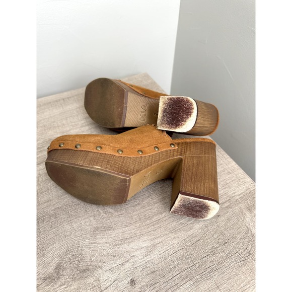Mia Y2K Wooden Slip On Clogs - Picture 6 of 7
